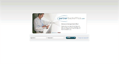Desktop Screenshot of partnerbackoffice.com