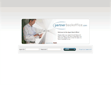 Tablet Screenshot of partnerbackoffice.com
